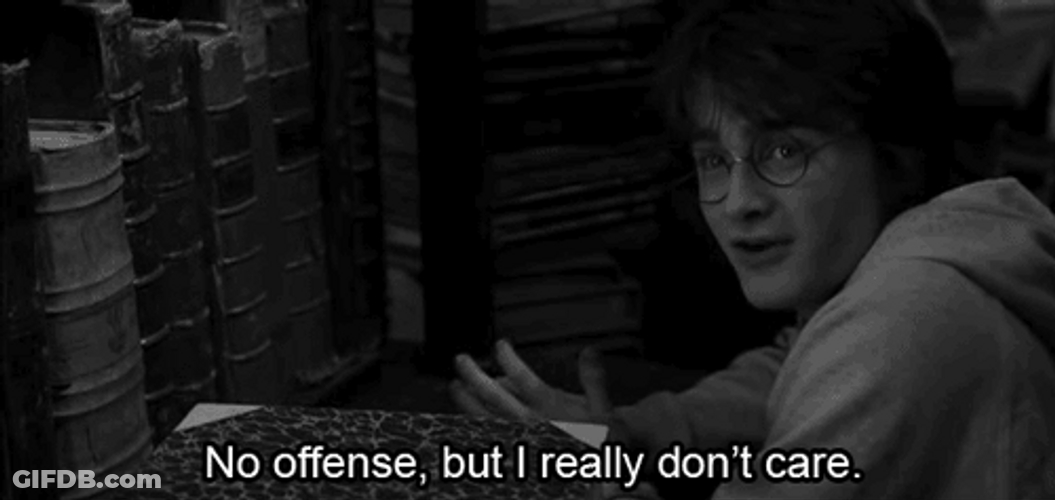 Harry Potter All Black Sayings GIF