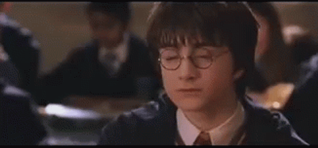 Harry Potter Blinking His Eyes Movie Clip GIF