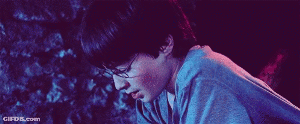 Harry Potter Blowing On Sand Happy Birthday GIF