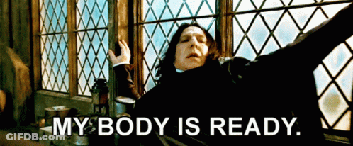 Harry Potter Character Says My Body Ready GIF