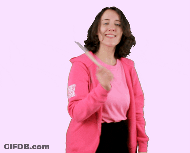 Harry Potter Fan Lady With Her Magic Wand GIF