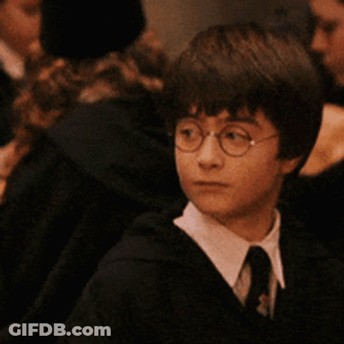 Harry Potter Funny Eye Roll GIF