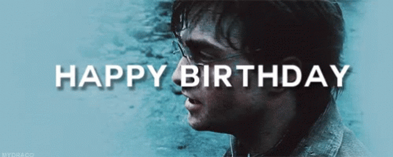 Harry Potter Happy Birthday Deathly Hallows GIF