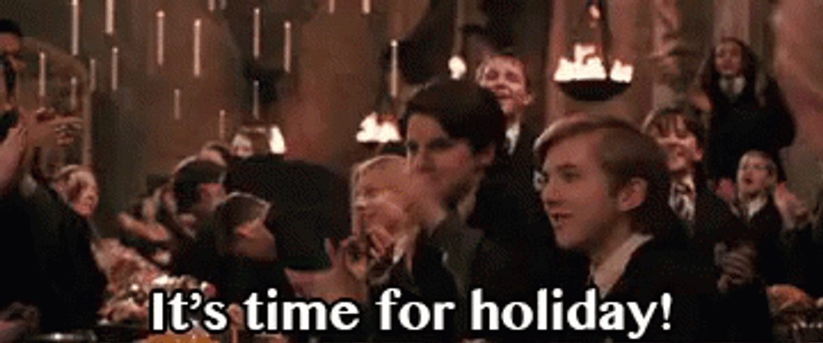 Harry Potter Happy Holiday GIF