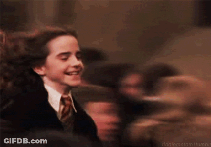 Harry Potter Hermione Running GIF