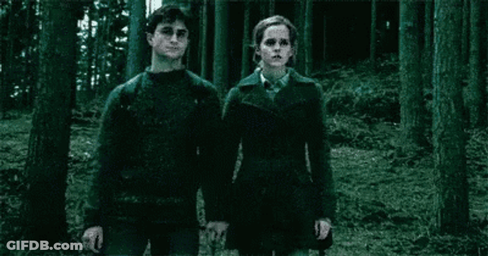 Harry Potter Hermione Teleport GIF