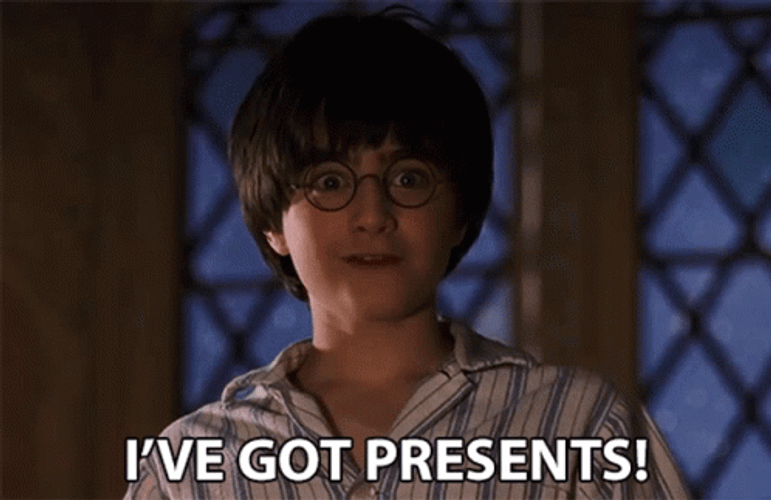 Harry Potter I've Got Presents GIF