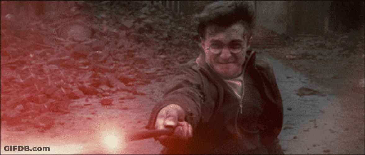 Harry Potter Magic Wand GIF