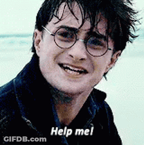 Harry Potter Need Help GIF