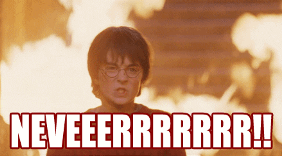 Harry Potter Never GIF