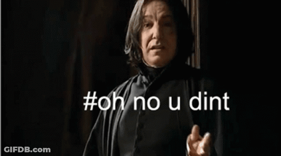 Harry Potter Oh No U Dint GIF