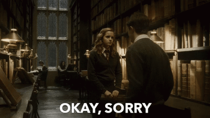Harry Potter Okay Sorry GIF