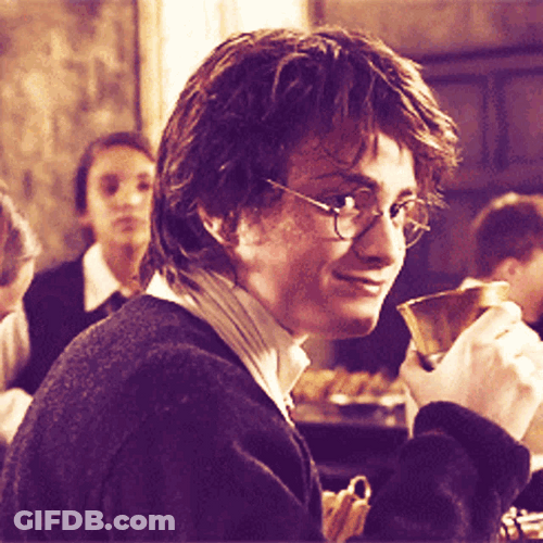 Harry Potter Spit Out Drink GIF