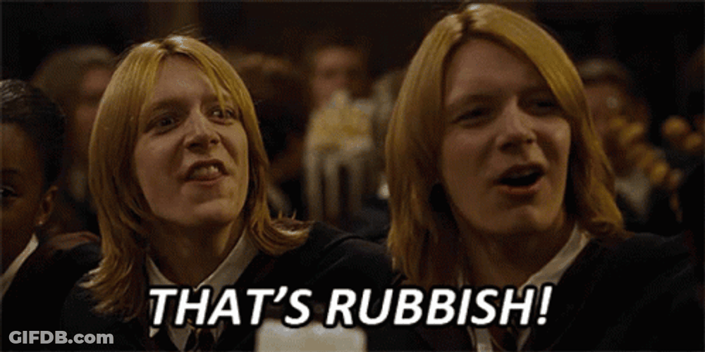 Harry Potter Twins That's Rubbish GIF
