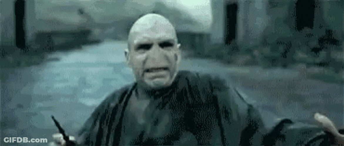 Harry Potter Vs Voldemort Fail GIF