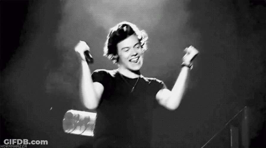 Harry Styles Concert Body Shake GIF
