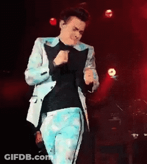 Harry Styles Dancing Singing Concert GIF