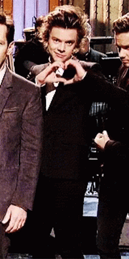 Harry Styles Flying Kiss GIF