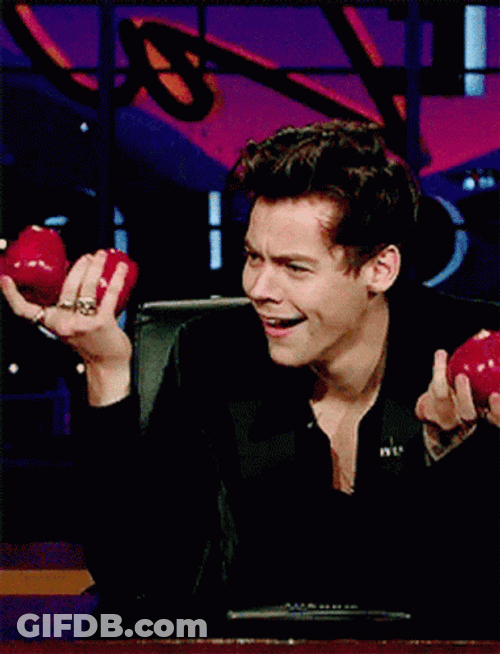 Harry Styles Juggling Balls GIF