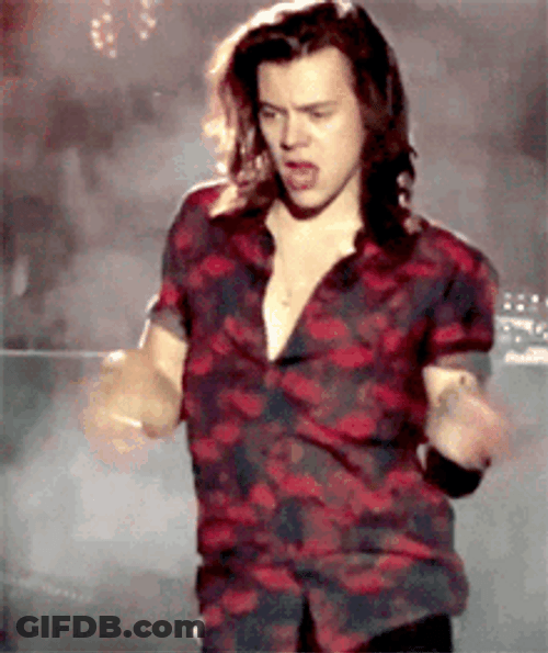Harry Styles Long Hair Dancing GIF
