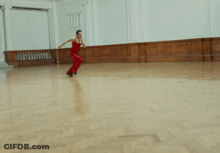 Harry Styles Slide On Floor GIF