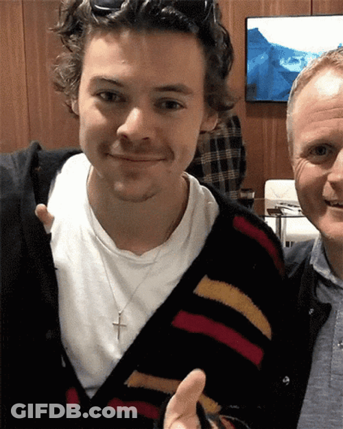 Harry Styles Smile Thumbs Up GIF