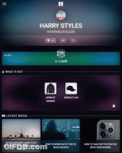 Harry Styles Watermelon Sugar On Radio GIF
