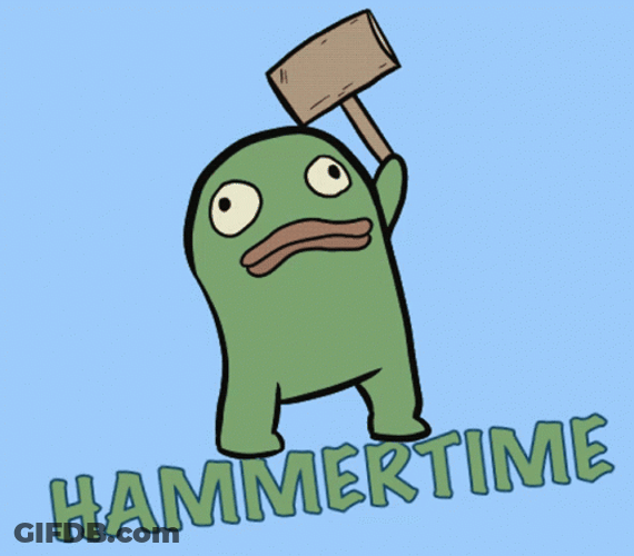 Harrys Hammer Time GIF