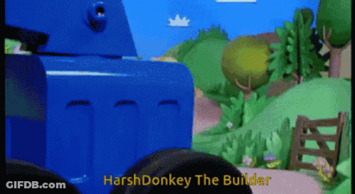 Harsh Donkey The Builder GIF