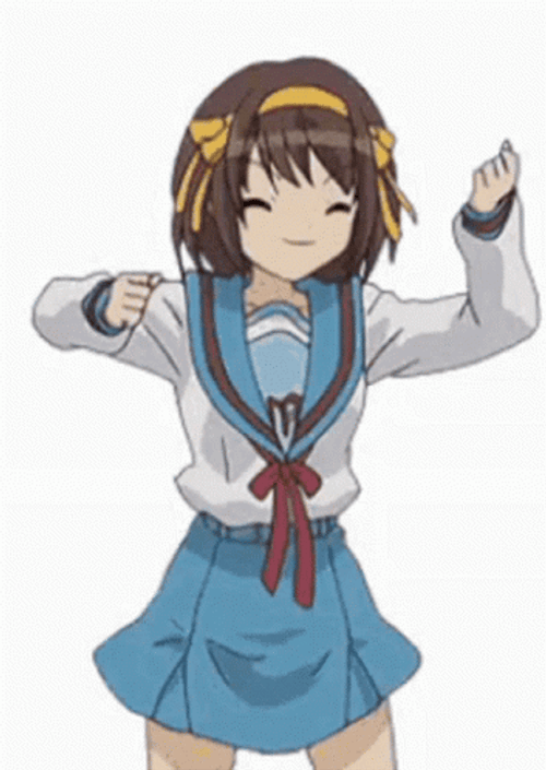Haruhi Anime Dance GIF