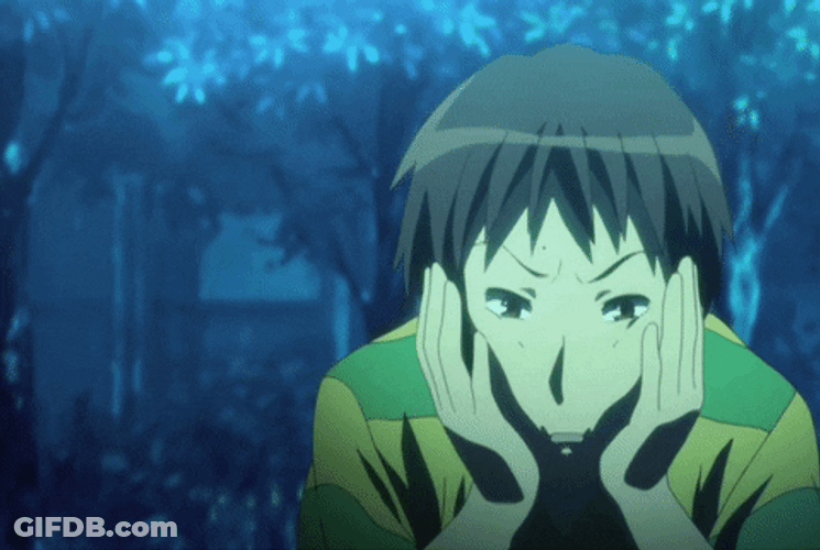 Haruhi Fujioka Contemplating Time Travel GIF