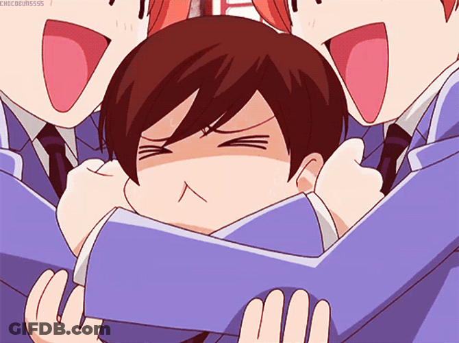Haruhi Fujioka Hugged Tight GIF