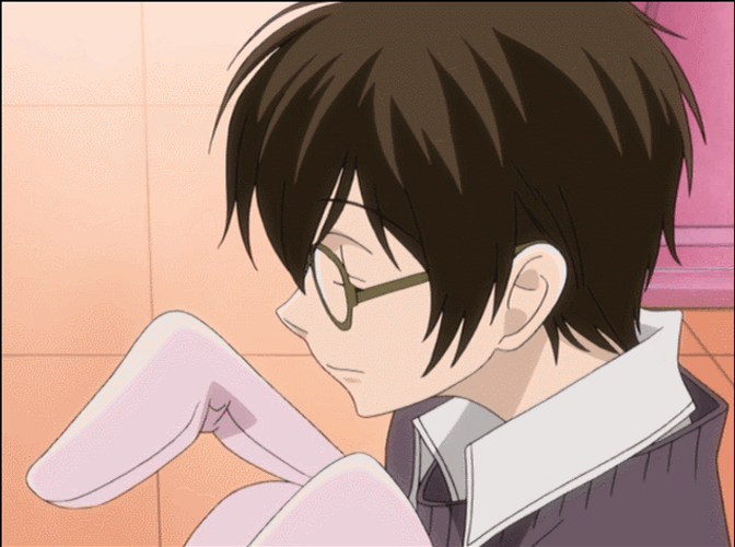 Haruhi Fujioka Nerd Look GIF