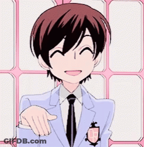 Haruhi Fujioka Weird Goodbye Hand Gesture GIF