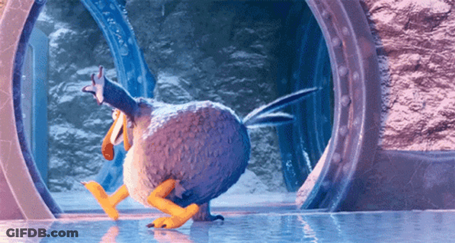 Harvey Angry Birds Cartwheel GIF