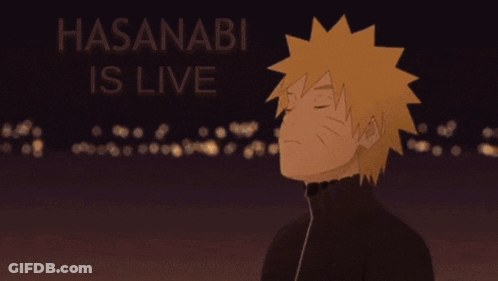 Hasanabi Is Live Naruto Poster GIF