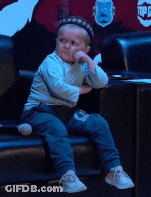 Hasbulla Sigh Bored Waiting Couch GIF