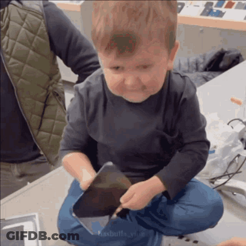Hasbulla Sitting Smile IPhone Screen Flex GIF