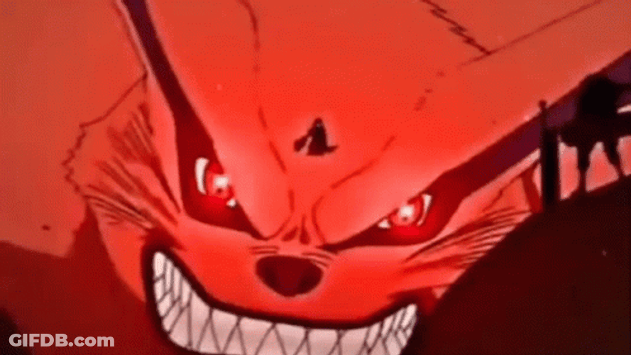 Hashirama Senju And Kurama GIF