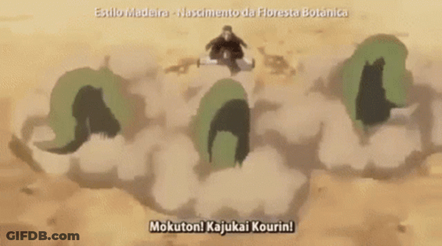 Hashirama Senju Mokuton GIF