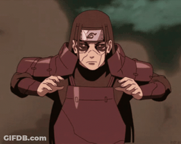 Hashirama Senju Summoning Wood Dragon GIF