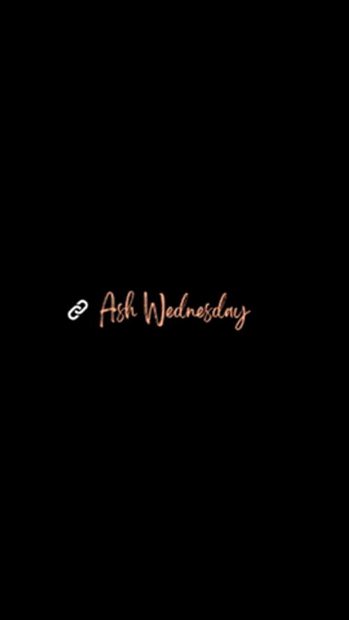 Hashtag Ash Wednesday Quote GIF