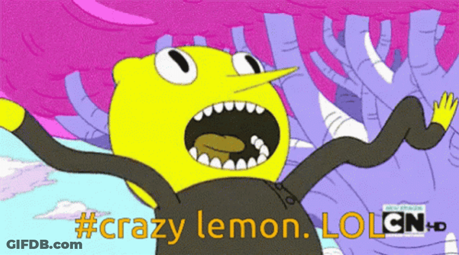 Hashtag Crazy Lemongrab Lol GIF