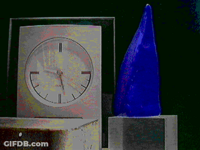 Hat Blue Balloon Deflating GIF