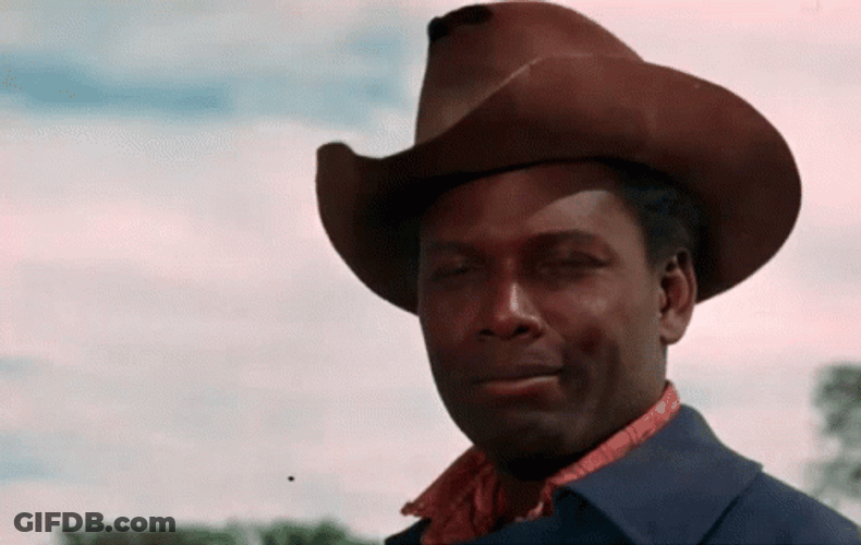 Hat Tip Buck And The Preacher GIF