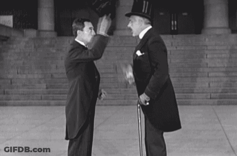 Hat Tip Shaky My Hand Comedy GIF