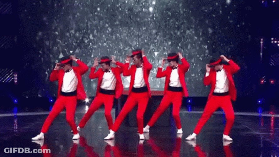 Hat Trick Dance Champions GIF