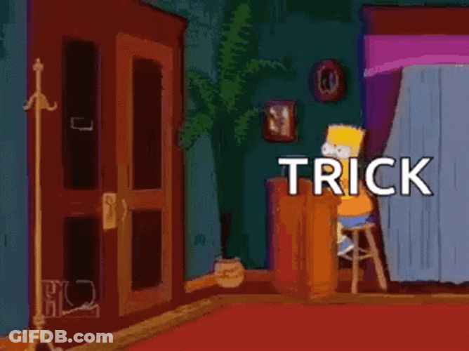 Hat Trick Grandpa Simpsons Exit GIF