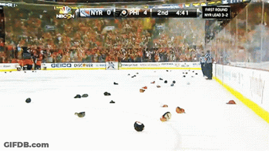 Hat Trick Ice Rink GIF