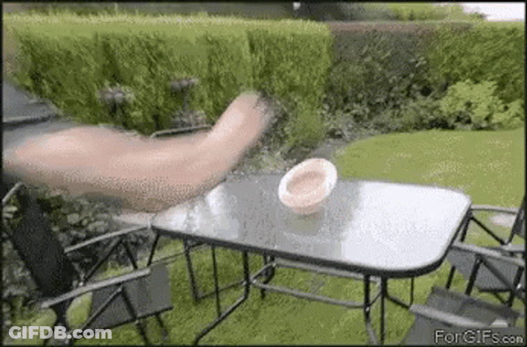 Hat Trick Rolling On The Table GIF